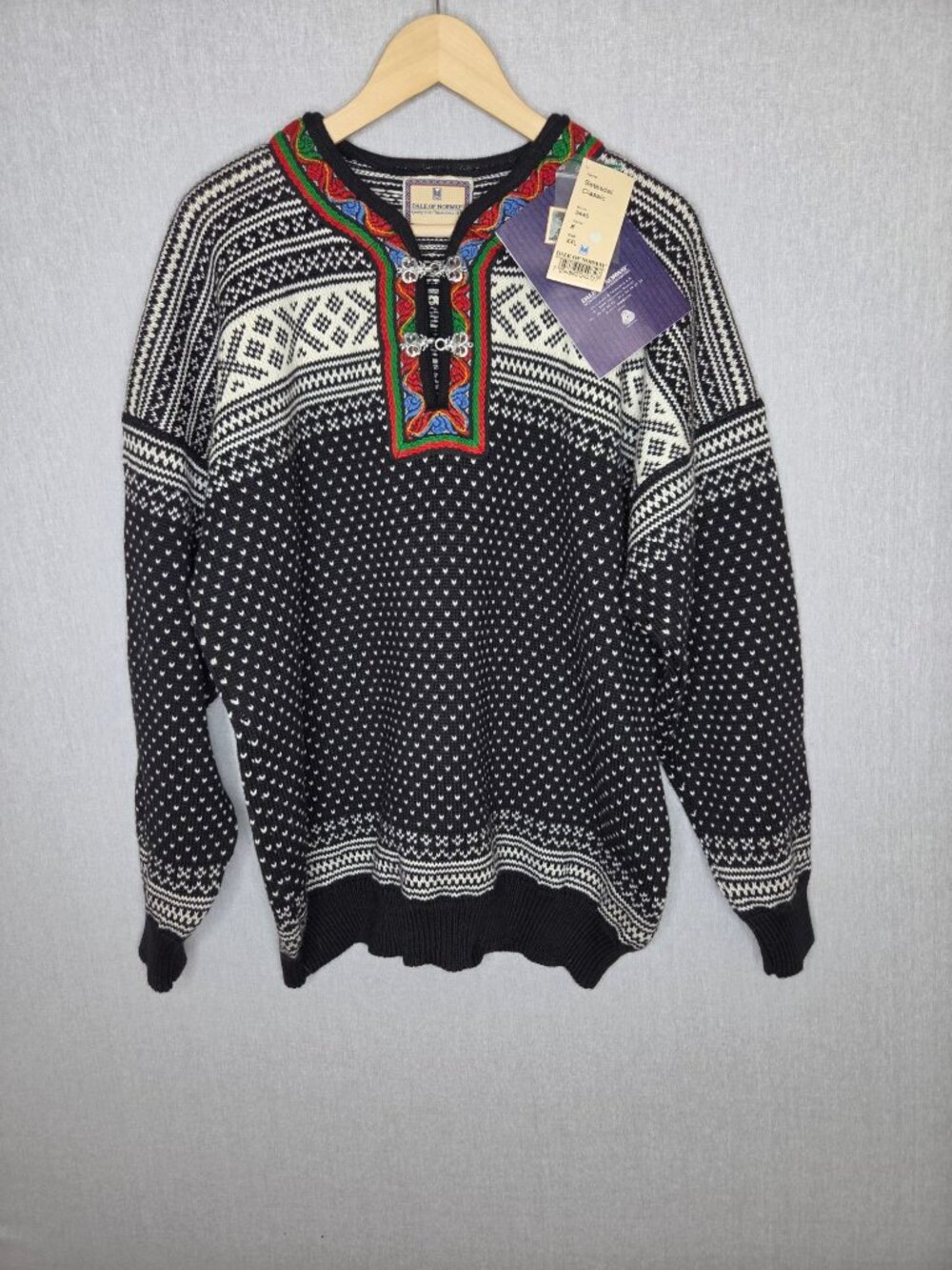 NWT Dale of Norway Setesdal Classic XXL Pure New Wool Norwegian Nordic Sweater